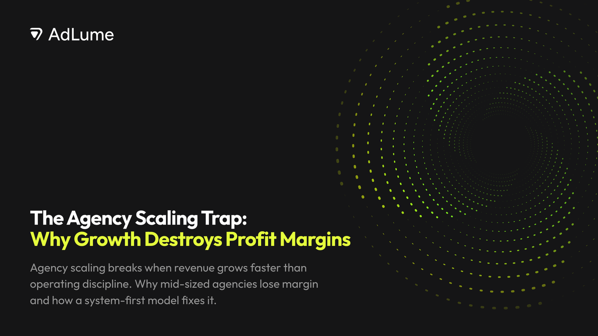 The Agency Scaling Trap: Why Growth Destroys Profit Margins, AdLume