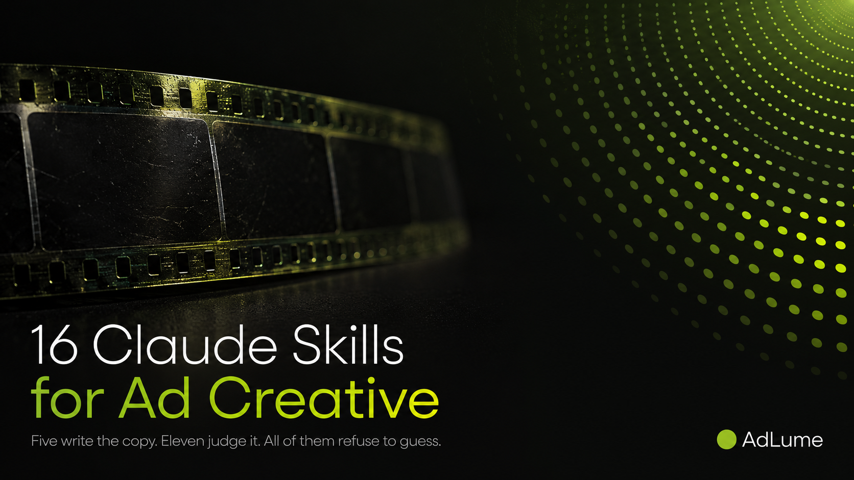 16 Claude Skills for Ad Creative